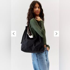 Baggu Black Nylon Shoulder Bag
